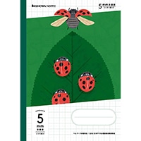 #ショウワノート ノート 限定　ジャポニカ学習帳50周年記念昆虫シリーズ  B5 テントウムシ　緑 07205301