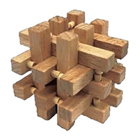 #KOMAMONO 木製立体パズル   クローズドラティス 173685