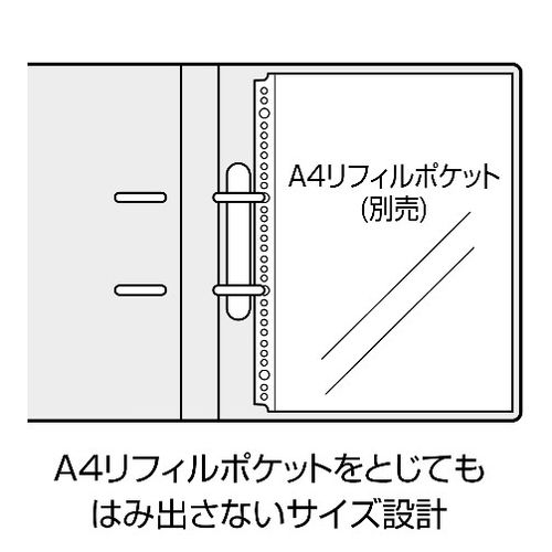MDS BtoB |#セキセイ リングファイル セパルロックリングファイル A4