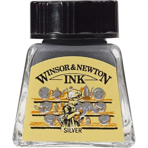 #G-Too Winsor＆Newton ドローイング インク 14ml  ｼﾙﾊﾞｰ　19501617