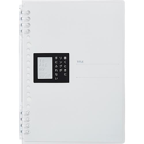#キングジム  リングノート リングノ－ト　テフレ－ヌ A5タテ 透明 9854TTEﾄｳ