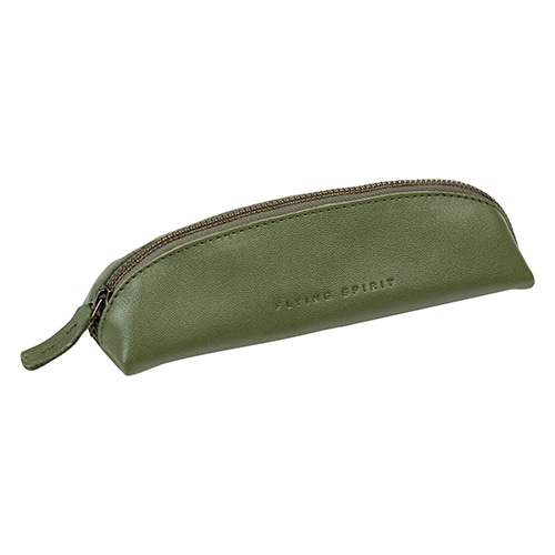 #クオバディス・ジャパン(国内販売のみ） 収納用品 レザーペンケース  カーキ CF107512