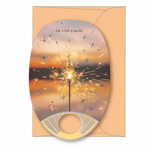 #RYURYU カード 透明うちわカード  スパークル STOC03