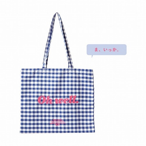 #RYURYU 身辺雑貨 チアミーアップトートバッグ  ギンガムブルー CMPT04