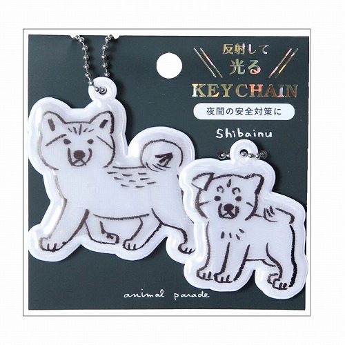 #RYURYU 身辺雑貨 アニマルパレードキーホルダー  シバイヌ NKH111