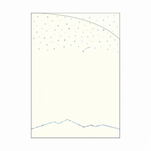 #RYURYU ノート 星くずのかけら日記  夜明け･ホワイト HKNK01