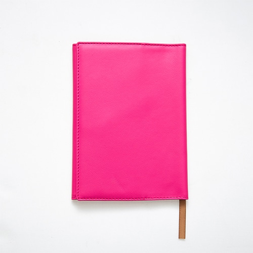 #コンサイス 読書関連小物 カダケス 本革ブックカバー 文庫 ピンク 610472