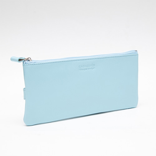 #コンサイス 身辺雑貨 カダケス 本革パスポートケース＆チケットケース  Lブルー 610861