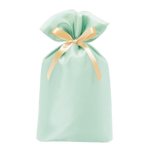 #包む 梱包用品 巾着･オーガンジーBAG  ブルー TD042