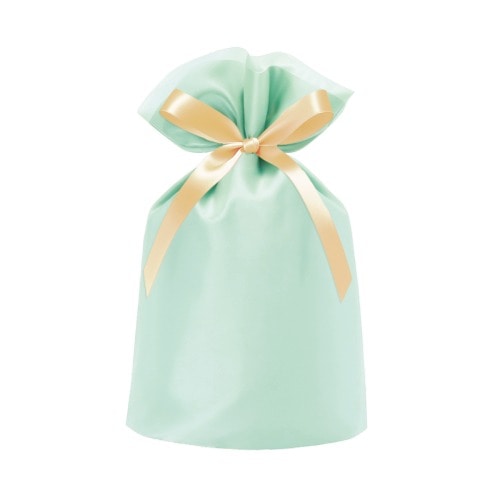 #包む 梱包用品 巾着･オーガンジーBAG  ブルー TD043