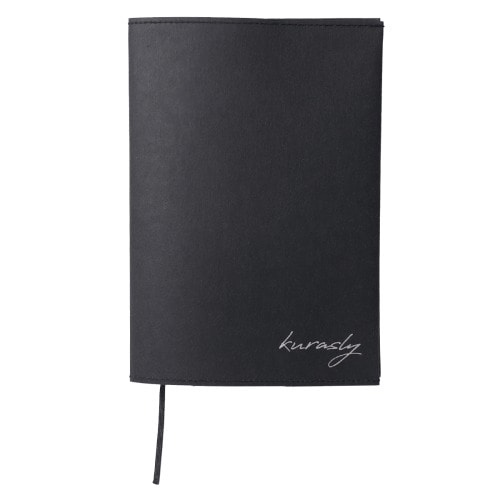 #包む 読書関連小物 ブックカバー B6 ブラック TA017