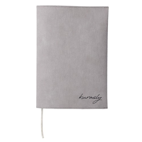 #包む 読書関連小物 ブックカバー B6 グレー TA018