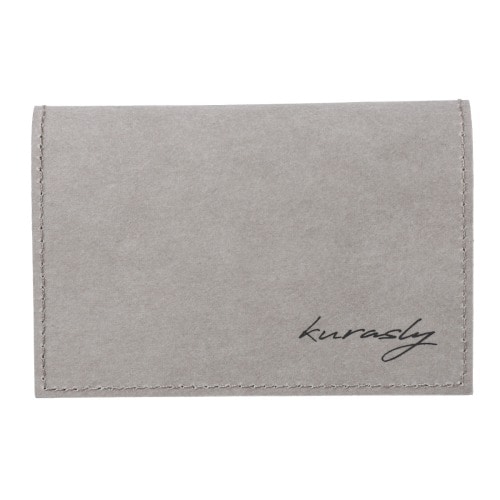 #包む 身辺雑貨 名刺ケース  グレー TA033