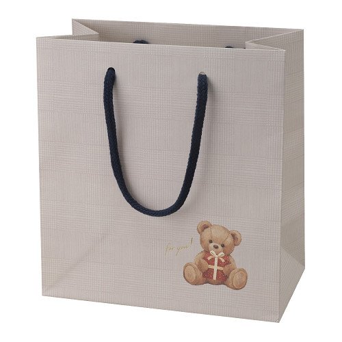 #包む 梱包用品 手提げBAG･ベア  グレー TG0008