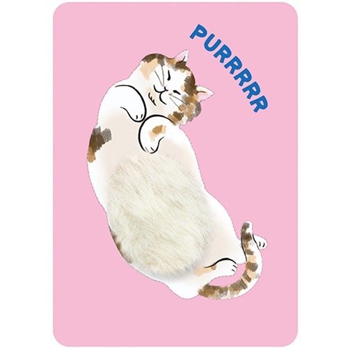 #グリーティングライフ(国内販売のみ） カード なでなでポストカード  ミケ EC-38