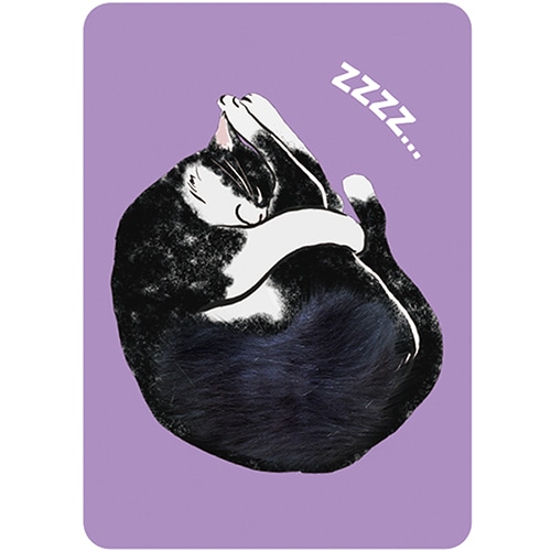 #グリーティングライフ(国内販売のみ） カード なでなでポストカード  ハチワレ EC-45