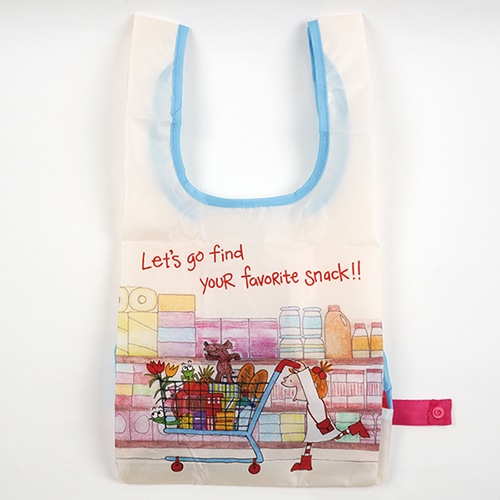 #グリーティングライフ(国内販売のみ） 身辺雑貨 ココちゃんエコバッグＳ 底板付き スーパーマーケット RYZ-1146