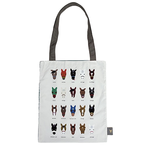 #グリーティングライフ 身辺雑貨 KEIBAアートトートバッグ  フェイス ETZ-210