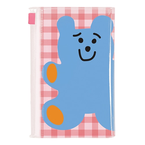 #グリーティングライフ 身辺雑貨 シックTODY仕分けるポーチ ジップポケット4枚付 クマ MMZ-502