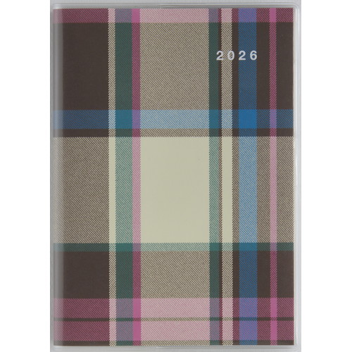 #高橋書店（国内販売のみ） 手帳 2026年 4月始まり B7 マンスリー プチクレール 3 チェック No.674