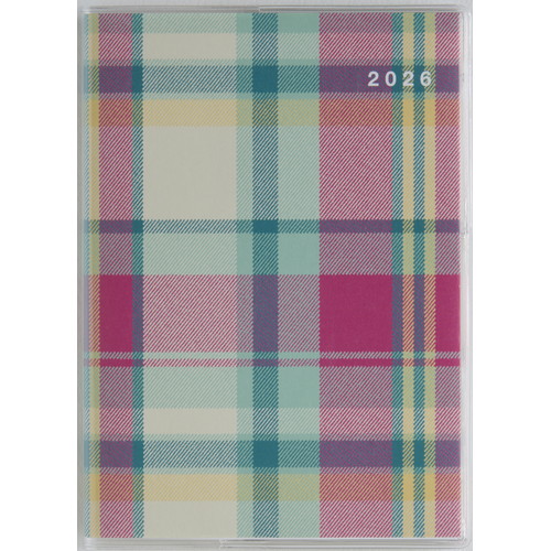 #高橋書店（国内販売のみ） 手帳 2026年 4月始まり A6 マンスリー メルクレール 1 チェック No.691