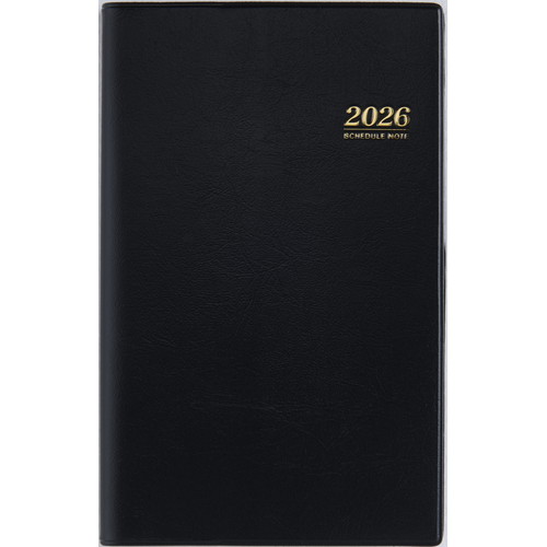 #高橋書店（国内販売のみ） 手帳 2026年 4月始まり ウィークリー ビジネス手帳 小型版 2 黒 No.844