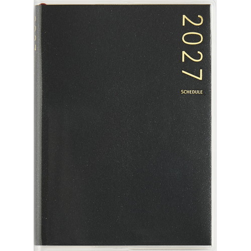 #高橋書店（国内販売のみ） 手帳 27年度版 B7 ウィークリー ティーズピュア 1 ブラック No.195 （2026年 12月始まり）