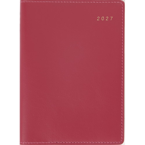 #高橋書店（国内販売のみ） 手帳 27年度版 A6 ウィークリー リシェル 2 ビーツレッド No.212 （27年度版 1月始まり）