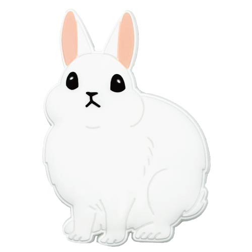 #ワールド商事 生活雑貨 アニマルラバーマグネット  ウサギ 152147