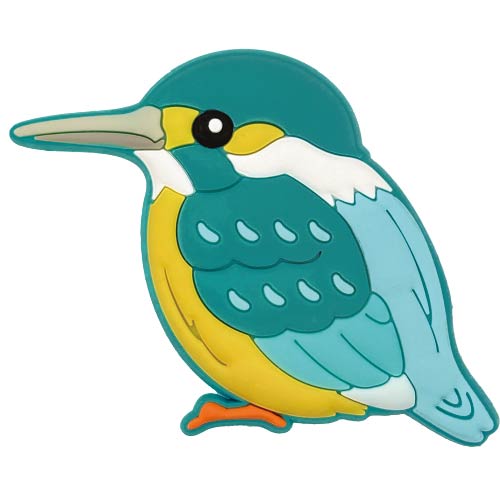 #ワールド商事 生活雑貨 アニマルラバーマグネット  カワセミ 152161