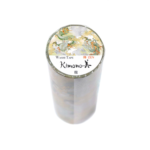 #カミイソ産商(国内販売のみ） マスキングテープ Kimono･美マステ 3m巻 龍 GR-4089