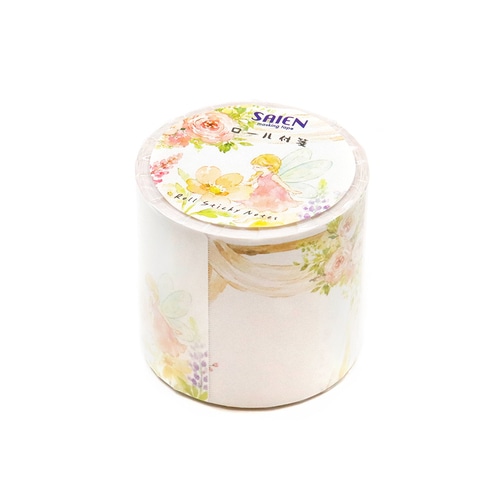 #カミイソ産商（国内販売のみ） 付箋 SAIENロール付箋 4design･25Sheet hanazono GR-5010