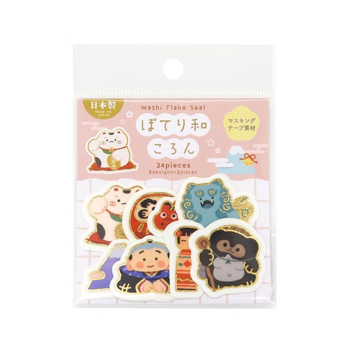 #カミイソ産商(国内販売のみ） シール SAIEN･フレークシール 8designⅹ3peace LuckyCharm Y-0052