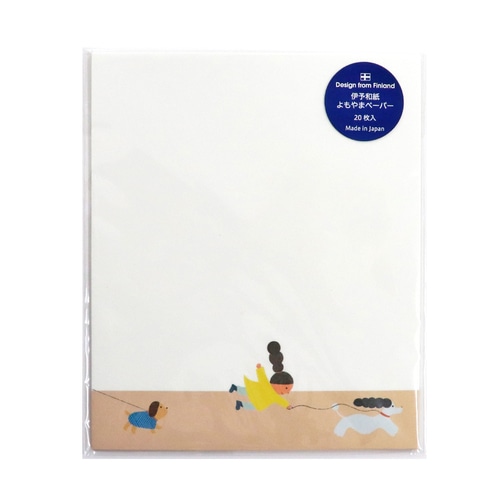#カミイソ産商(国内販売のみ） OA用品 プリンター用紙 20枚入 Dog walk No.3072