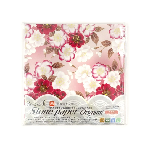 #カミイソ産商(国内販売のみ） クラフト用品 折紙 4色:各3枚入 八重桜 No.2024