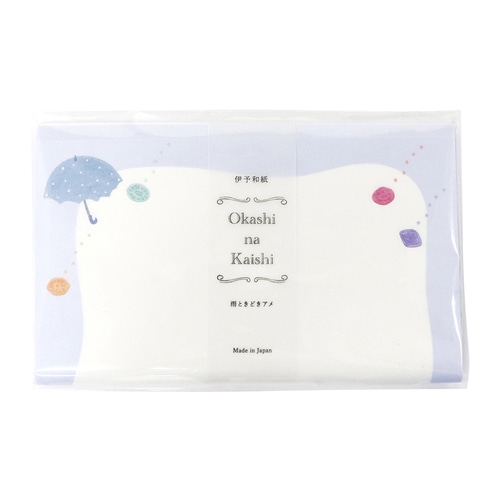 #カミイソ産商(国内販売のみ） 身辺雑貨 SAIEN･懐紙 20枚入 雨ときどきアメ No.3075