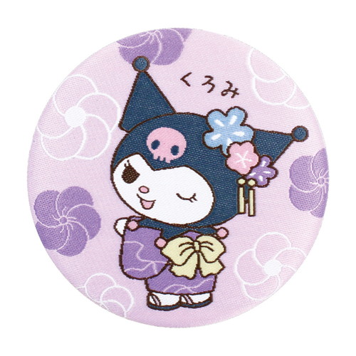 #ティーズファクトリー(国内販売のみ） 事務小物 サンリオキャラクターズ･織刺繍缶マグネット　  クロミ SR-5546931KU