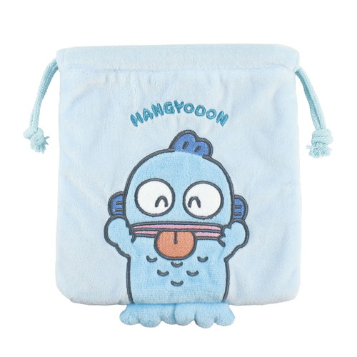 #ティーズファクトリー(国内販売のみ） 身辺雑貨 サンリオキャラクターズ足ぴょこ巾着　  ハンギョドン SR-5530481HD