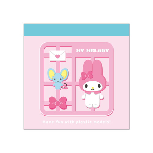 #ティーズファクトリー(国内販売のみ） メモ帳 サンリオキャラクターズスクエアミニメモ　  ポムポムプリン･マイメロディ SR-5562109MM