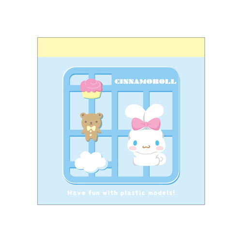 #ティーズファクトリー(国内販売のみ） メモ帳 サンリオキャラクターズスクエアミニメモ　  ポムポムプリン･シナモロール SR-5562111CR
