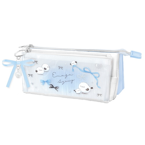 #クーリア 収納用品 ピタッとオープンポケットペンポーチ  エナガシロップ 03240