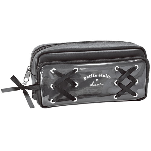 #クーリア 収納用品 ブラックペンポーチ  プチエトワールディア 03242