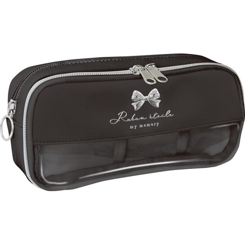 #クーリア 筆記何連小物 オープンポケットBOXペンポーチ  リュバンエトワール／ブラック 03254