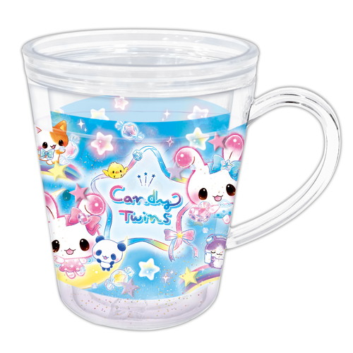 #クーリア キッチン雑貨 ゆらキラウォーターカップ  キャンディツインズ･スター 06280