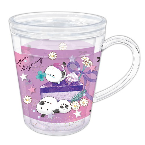 #クーリア キッチン雑貨 ゆらキラウォーターカップ  エナガシロップ･リボン 06284