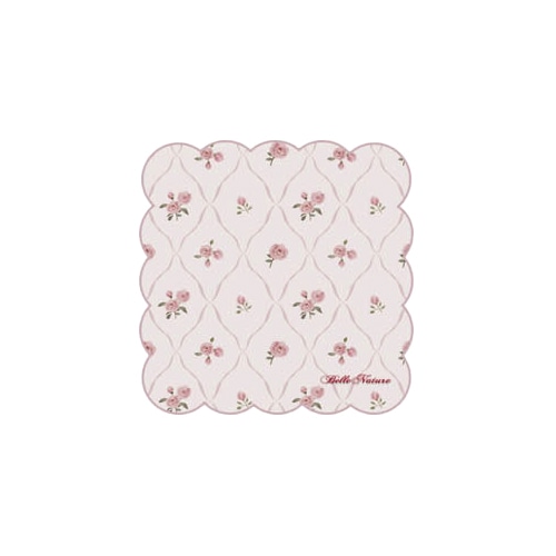 #クーリア  ベルナチュール・タオルハンカチ  ピンク 09513