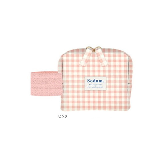 #クーリア  ソダム・ボックスポーチ  ピンク 09612