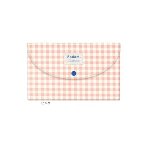 #クーリア  ソダム・フラットポーチ  ピンク 09617