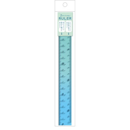 #クーリア 筆記関連小物 2タイプメモリスケール   ミント 15244