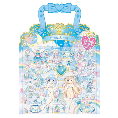 #カミオジャパン ステッカー おでかけFOR GIRLSシール  MOON ANGEL 227590